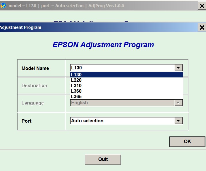 epson adjustment program l130