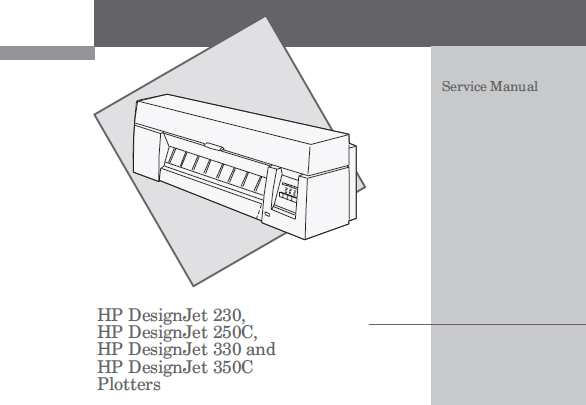 Hp Designjet 350C Parts Manual