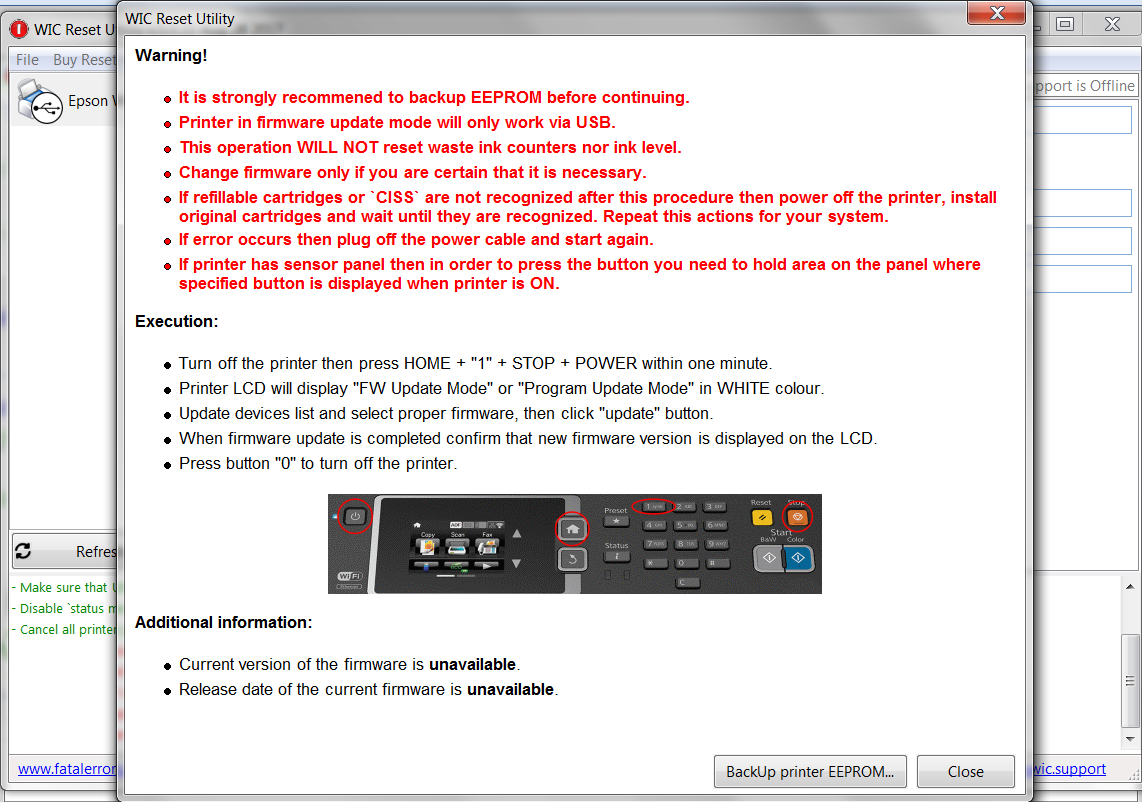 Wic reset utility. Update Mode перевод. Open Firmware.