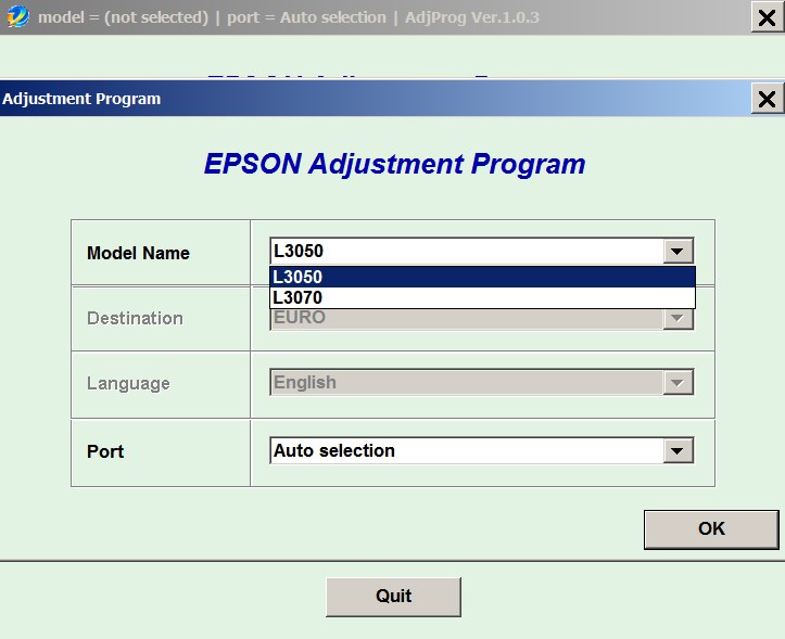 epson l3150 adjustment program