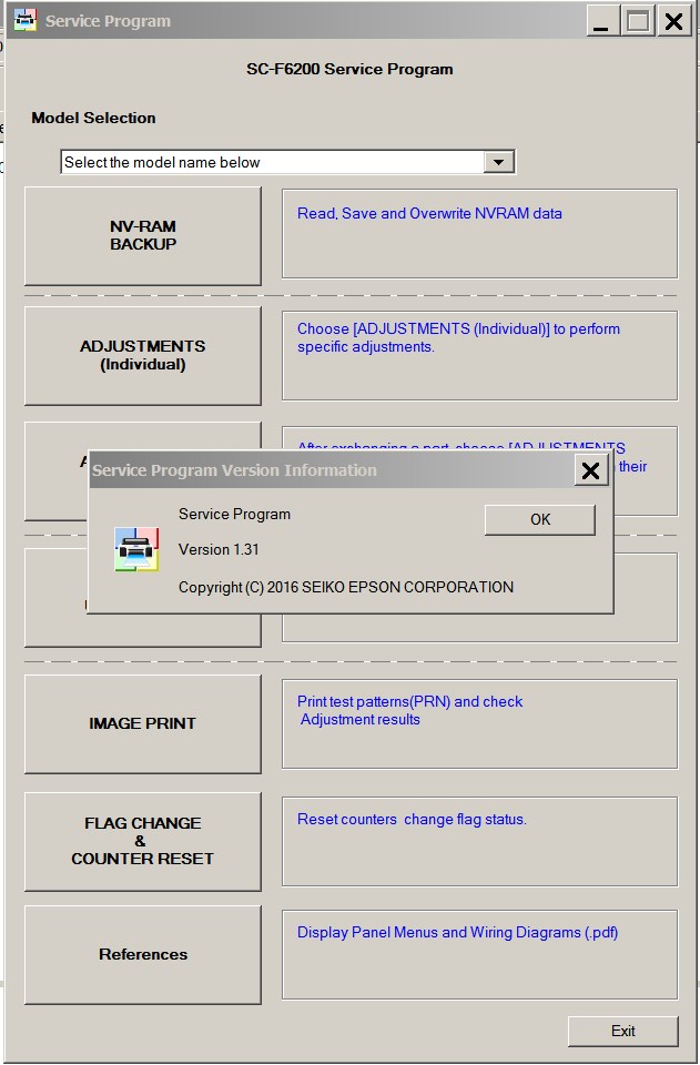epson adjustment program anajet f125 free download
