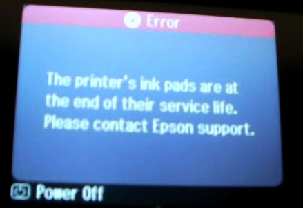 Epson Workforce 520 Error See Your Documentation In Nursing