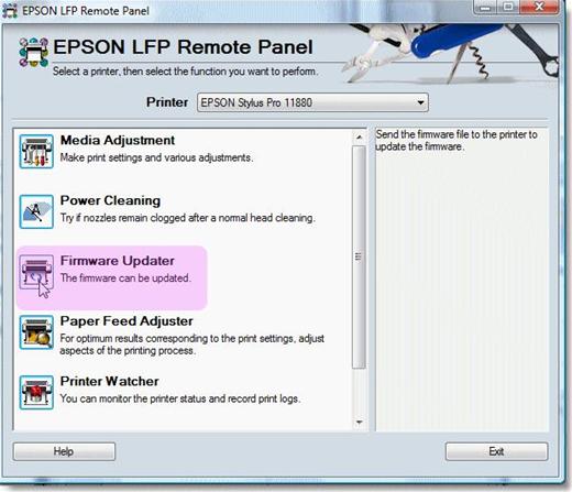 How To Update The Firmware Of The Epson Printer 1575