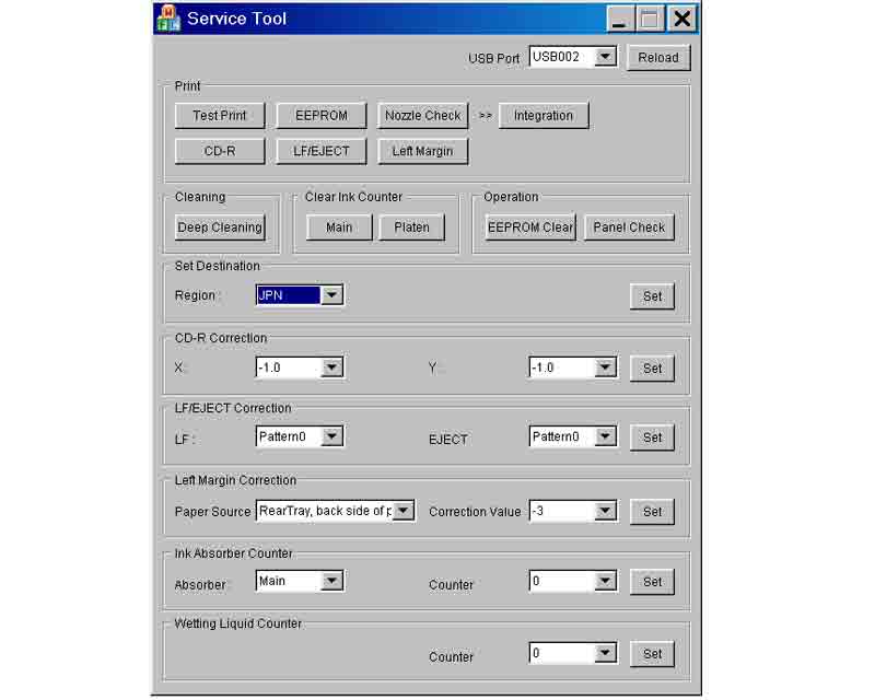 canon service support tool sst v422et