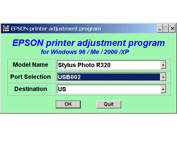 epson r320 printer driver download