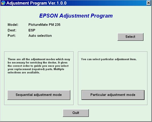 Epson Drucker Reset Software 1410