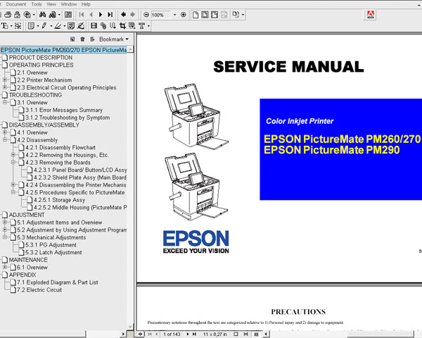 Epson printer manuals online